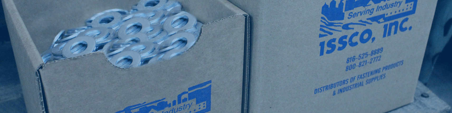fasteners in an ISSCO brand box