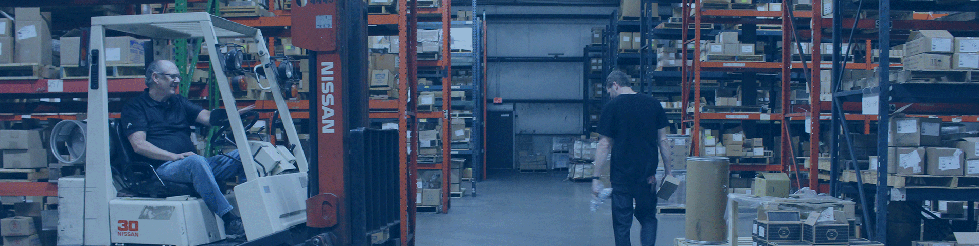 ISSCO workers working in their warehouse