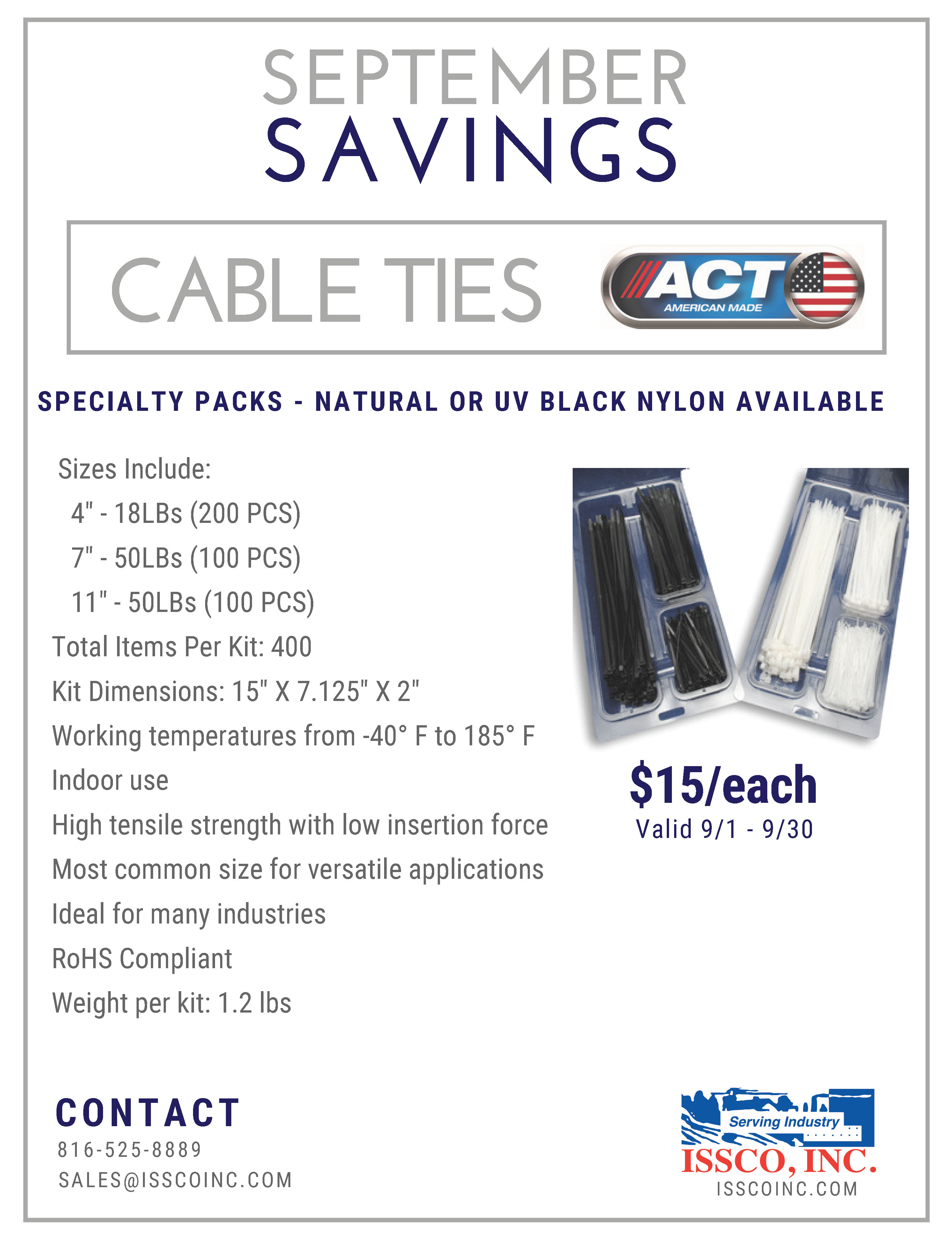 ACT CableTies PromoFlyer