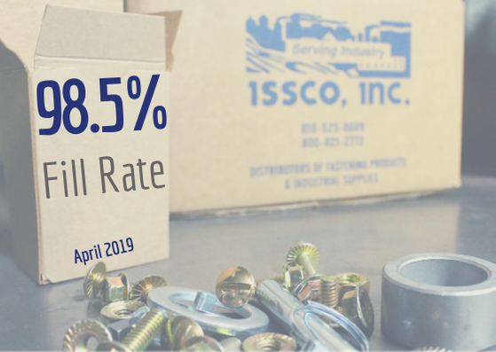 April FillRate ISSCO