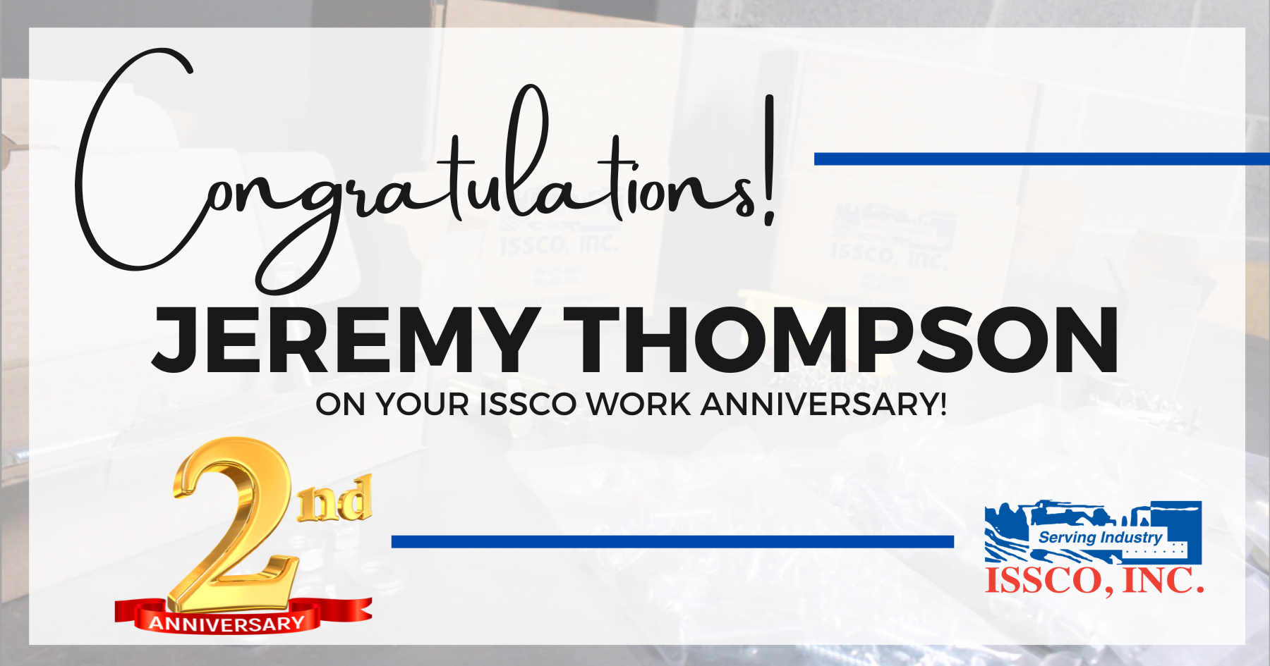 Congratulations Jeremy Thompson