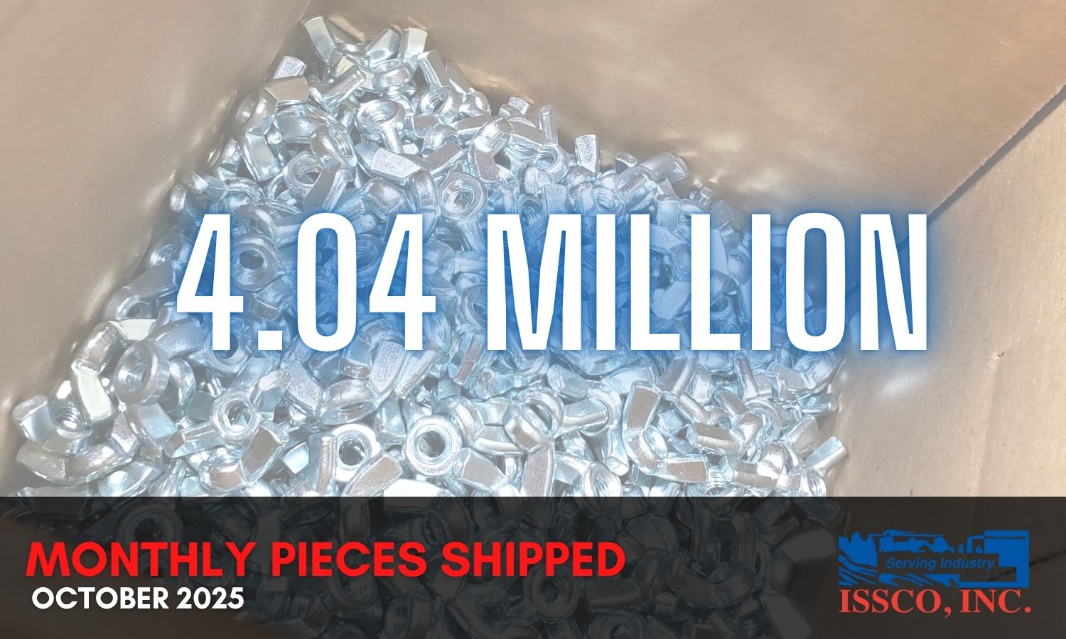 Oct 2025 pieces shipped