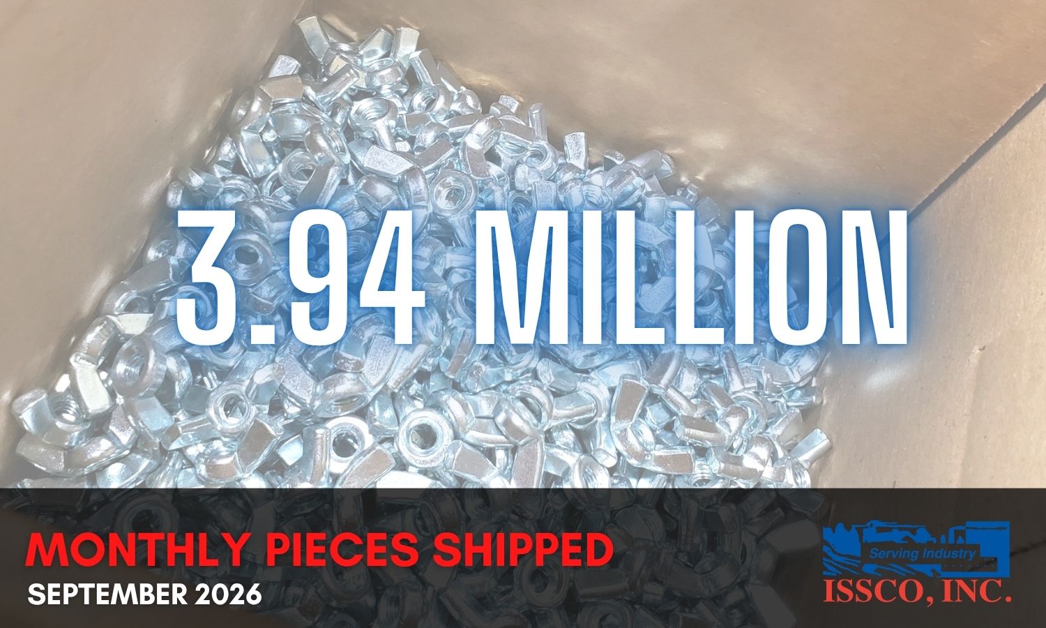 Sept 2026 pieces shipped