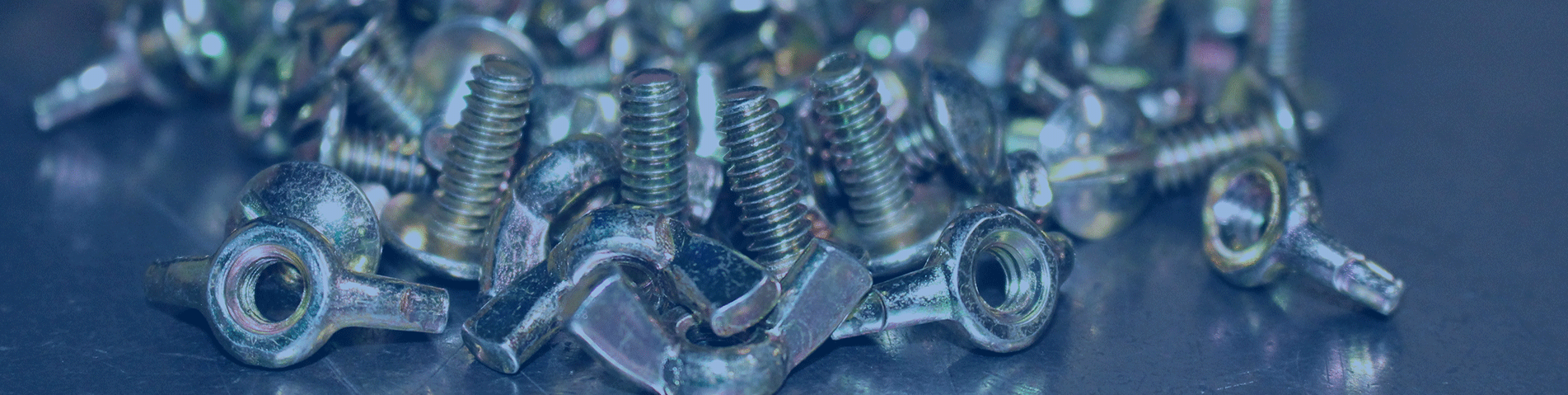 fasteners and industrial supplies on a table